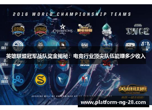 英雄联盟冠军战队奖金揭秘：电竞行业顶尖队伍能赚多少收入