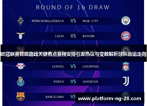 欧冠联赛晋级路线关键看点赛程安排引发热议与变数解析球队命运走向 欧冠联赛晋级路线关键看点赛程安排引发热议与变数解析球队命运走向